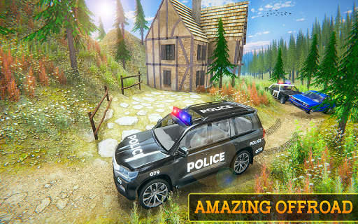 Offroad Police Jeep 4x4 Driving & Racing Simulator screenshot 4