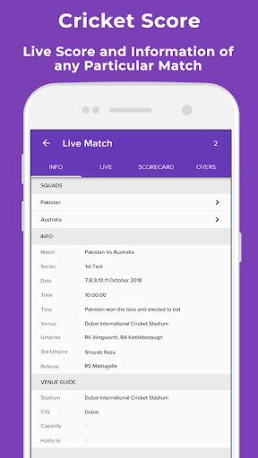 Live Cricket Score & T20 World Cup 2019 Schedule screenshot 1