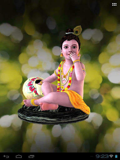 3D Little Krishna Live Wallpaper screenshot 12