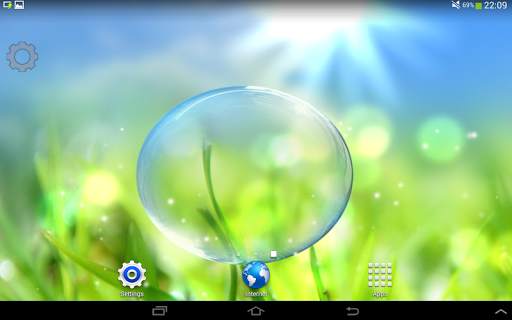 Spring Bubbles LWP screenshot 4