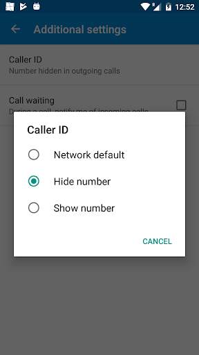 Caller ID screenshot 2
