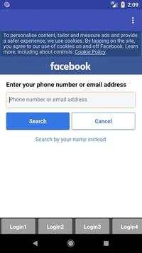 Multiple accounts - 4 login Messenger screenshot 2