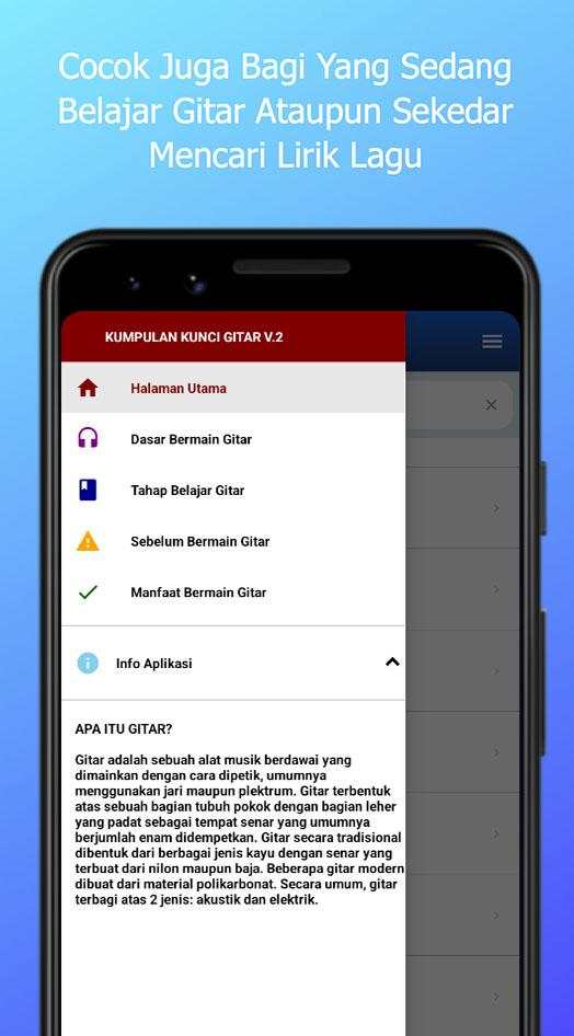 Kumpulan Kunci Gitar Indonesia screenshot 4