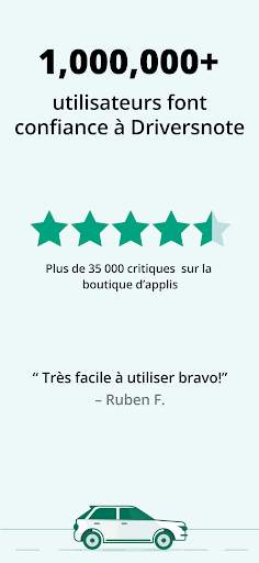 Suivi kilométrage Driversnote screenshot 2