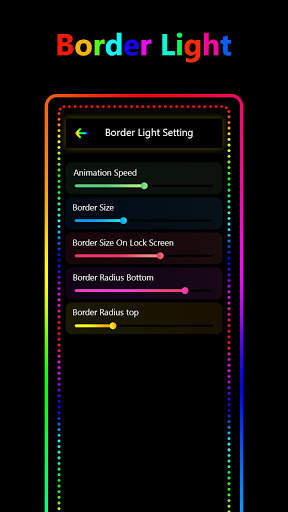 Borderlight Screen Wallpaper - Edge Live Wallpaper screenshot 1