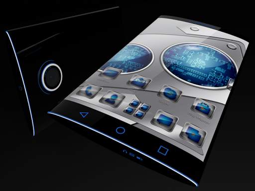 Tech Neon theme for Next Launcher screenshot 4