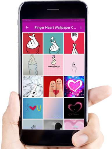 Finger Heart Wallpaper screenshot 1