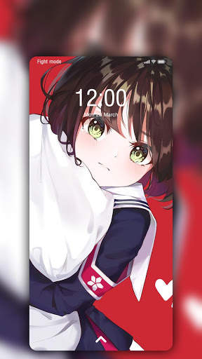 Anime Girl Live Wallpaper - Auto Change Wallpaper screenshot 8