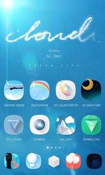 Cloud GO Launcher Theme screenshot 2