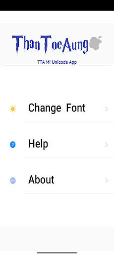 TTA Mi Myanmar Unicode Font स्क्रीनशॉट 1
