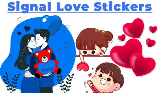 Signal Love Stickers screenshot 1