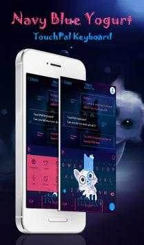 TouchPal Yogurt Blue Theme screenshot 1
