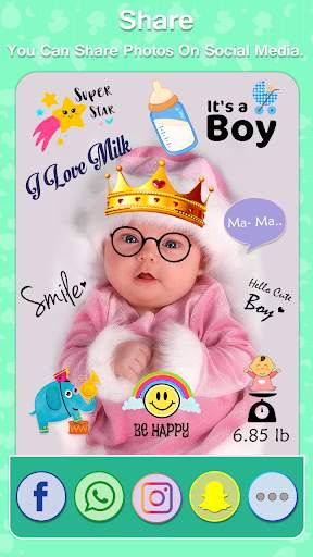 Baby Photo Editor - Baby photo screenshot 6