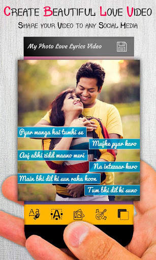 Love Lyrical Full Screen Video Status Maker screenshot 5