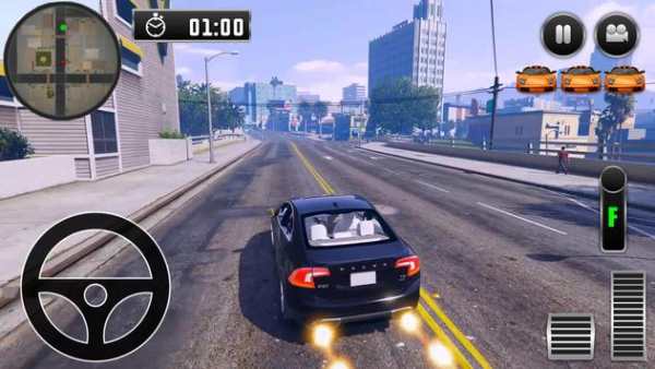 City Driving Volvo Car Simulator screenshot 1