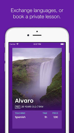 Ananas Language Exchange screenshot 2