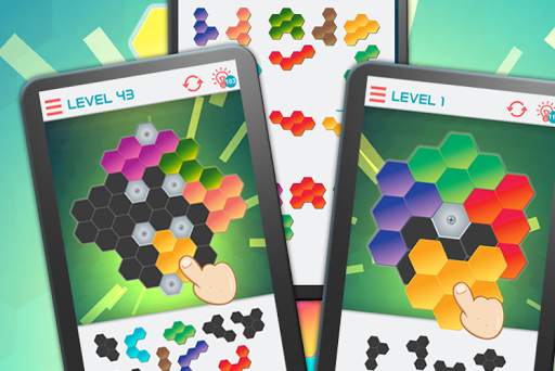 Hexagon Graph: Geometry Puzzle скриншот 1