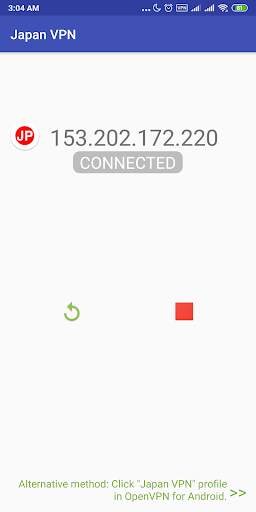 Japan VPN - Plugin for OpenVPN screenshot 2