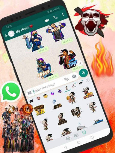 F - F 🔥 Nuevas Pegatinas-WAStickerApps ✅ screenshot 2
