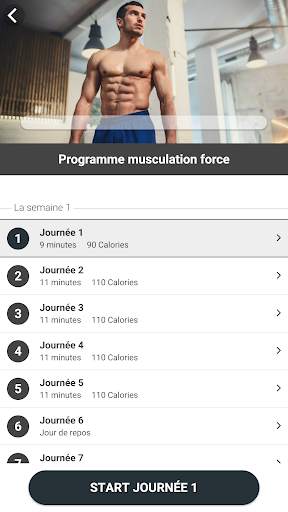 Exercices de musculation pour les hommes screenshot 3