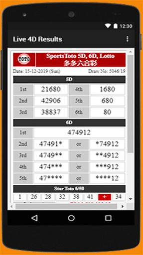 Live 4D Results screenshot 16
