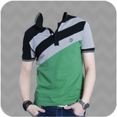 Man In T-Shirt Photo Suit أيقونة