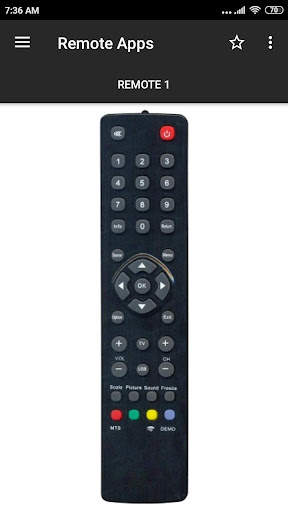 Remote Control For ZEC TV 1 تصوير الشاشة