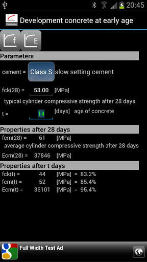 Concrete Properties 3 تصوير الشاشة