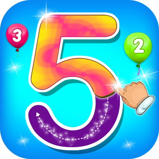 Nombor penulisan 123 - nombor permainan icon