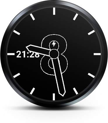 Agenda12h Watch Face - Free test version screenshot 4