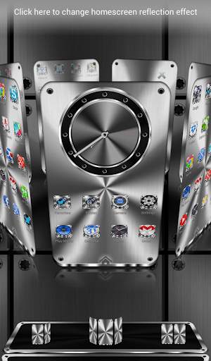 Next Launcher Theme Metalworks screenshot 3