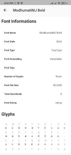 Bangla Fonts: Download Free Bengali fonts screenshot 4