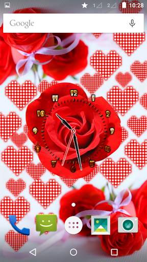 Rose Flower Clock screenshot 6