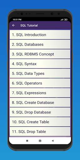 SQL and PL/SQL Tutorial screenshot 2