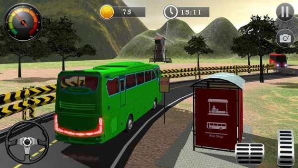 Uphill Off Road Bus City Coach Bus Simulator 2018 screenshot 24