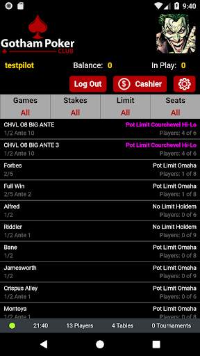 Gotham Poker Mobile screenshot 2
