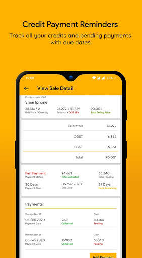 Free Billing & Invoice, Accounts & Inventory App screenshot 6