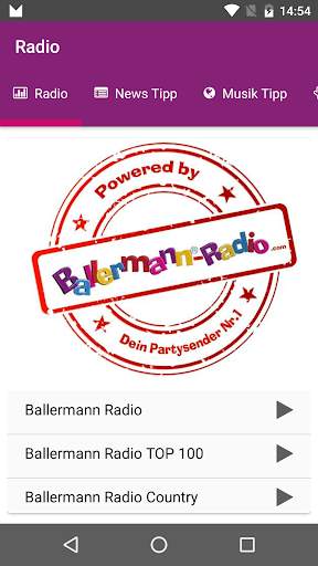 BallermannRadio screenshot 1