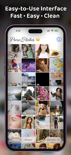 PureStatus: ByeBye Blur Status screenshot 5