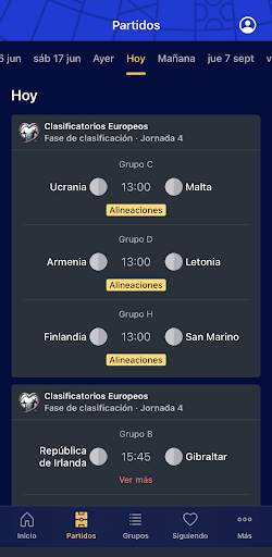 EURO 2024 y EURO Femenina 2025 screenshot 1