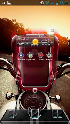 Next Launcher Moto Theme скриншот 3