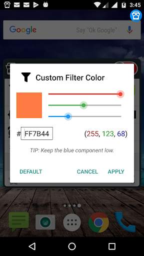 Blue Light Filter Lite screenshot 3