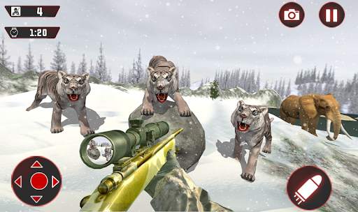 Angry Tiger Hunter : Crazy Mountain shooter screenshot 12