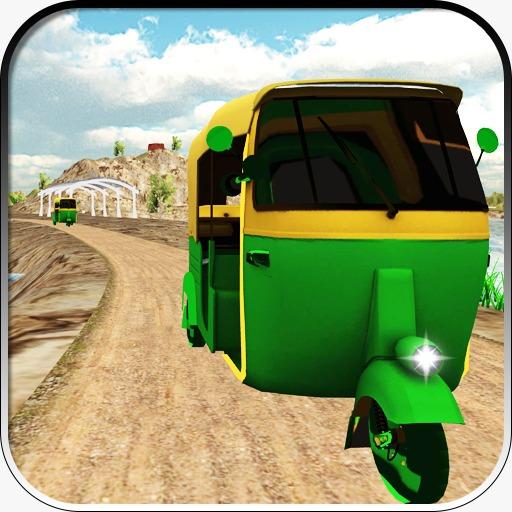 Real Auto tik tik Rikshaw driving icon