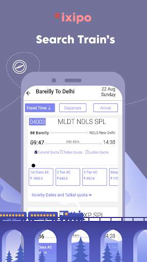 Ixipo Train Booking, PNR Status, Running Status screenshot 2