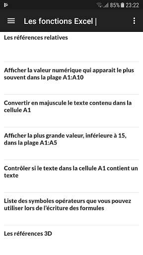 Les fonctions Excel скриншот 1