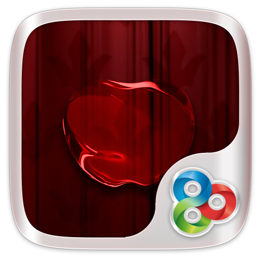 Red apple GO Launcher Theme icon