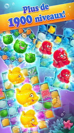 Mermaid -puzzle match-3 trésor screenshot 9