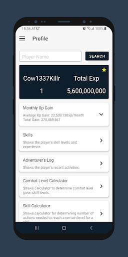 Datascape (Tools for Runescape) Free screenshot 1