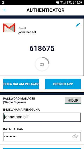 SAASPASS | Pengesah 2FA screenshot 6